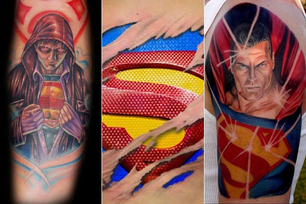 Superman tattoo chest,tattoo ideas for football players,rihanna new tattoo ...